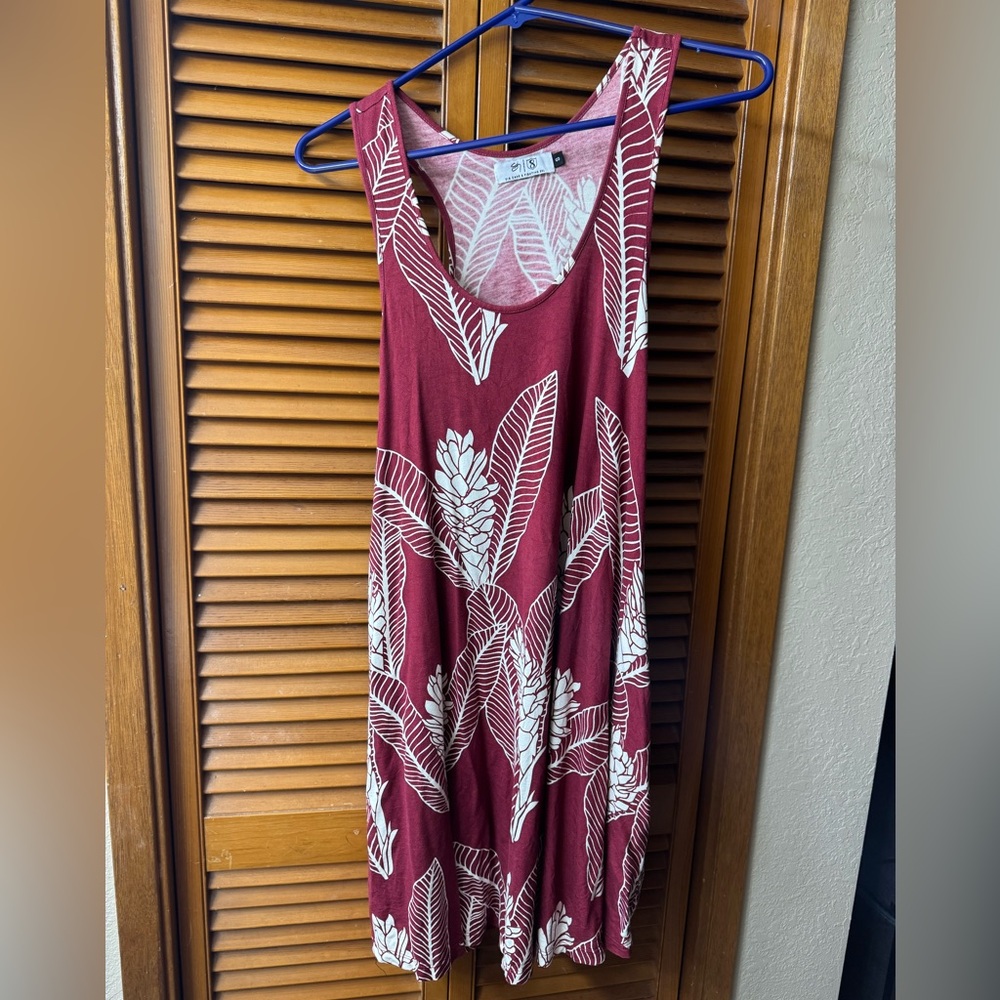 Fighting Eel x Sig Zane red torch ginger short dress (gently used)